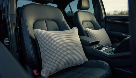 coussin nuque et dos voiture set