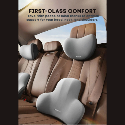 Set Cuscini Ergonomici per Auto in Memory Foam – Sollievo Collo e Schiena | ErgoComfort™