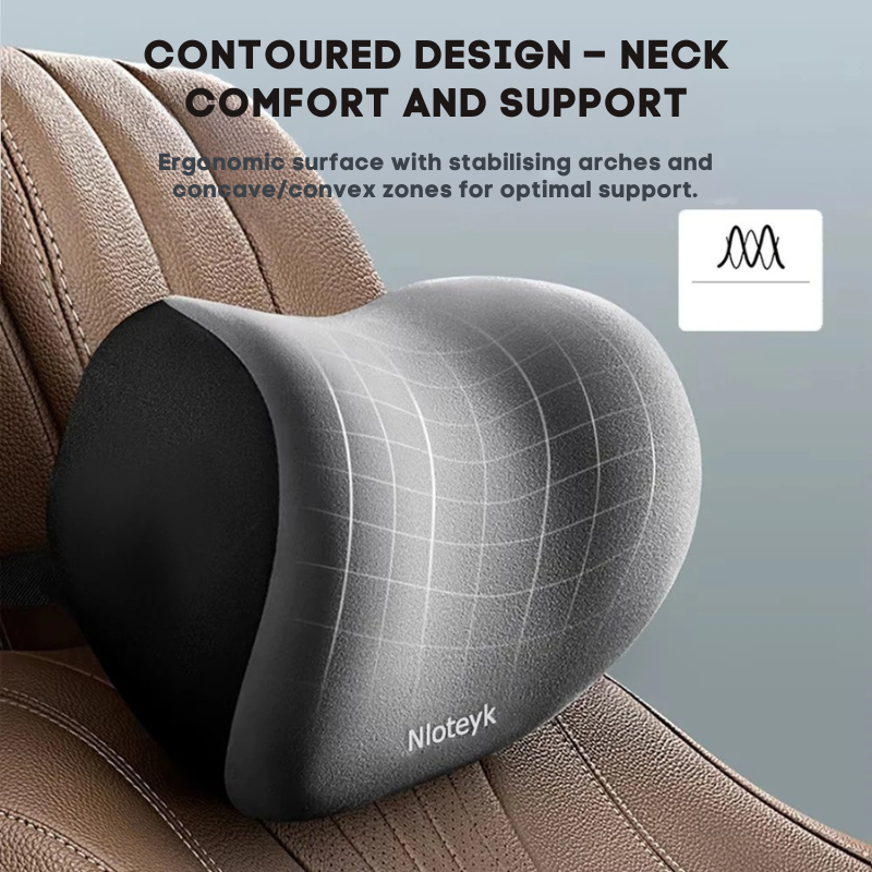 Set Cuscini Ergonomici per Auto in Memory Foam – Sollievo Collo e Schiena | ErgoComfort™