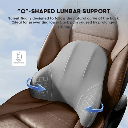 Set Cuscini Ergonomici per Auto in Memory Foam – Sollievo Collo e Schiena | ErgoComfort™