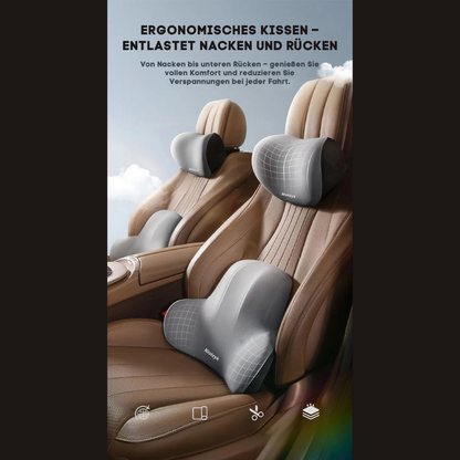 Ergonomisches Autokissen – Entlastet Nacken und Rücken | ErgoComfort™