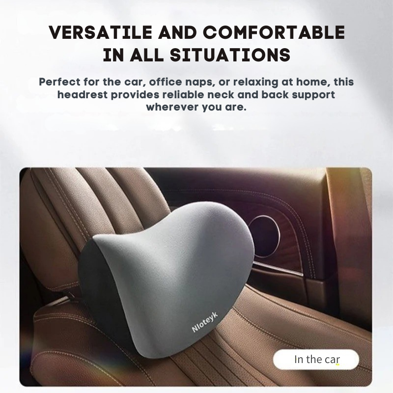 Set Cuscini Ergonomici per Auto in Memory Foam – Sollievo Collo e Schiena | ErgoComfort™