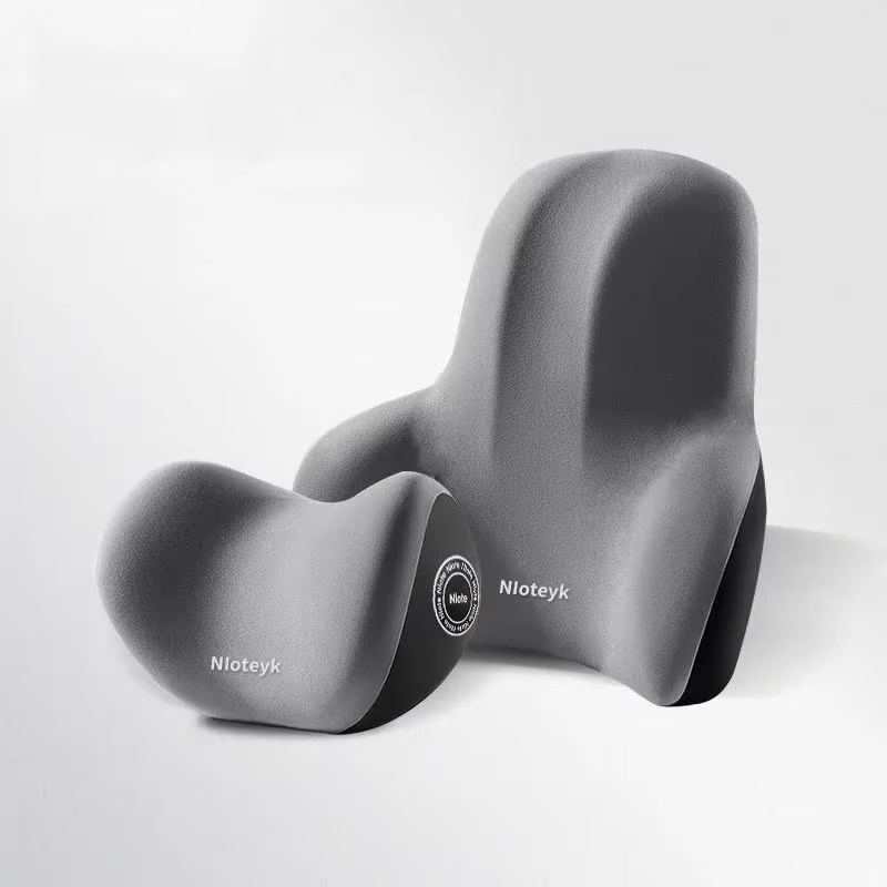 Set Cuscini Ergonomici per Auto in Memory Foam – Sollievo Collo e Schiena | ErgoComfort™
