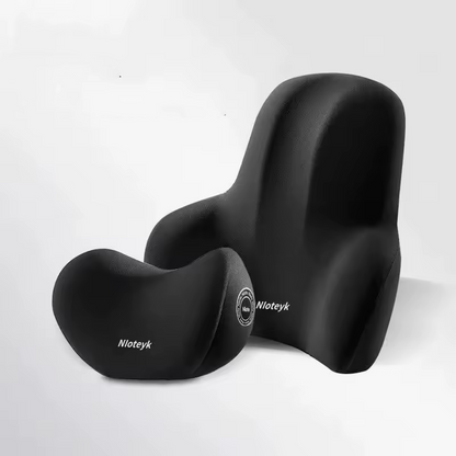 Set Cuscini Ergonomici per Auto in Memory Foam – Sollievo Collo e Schiena | ErgoComfort™