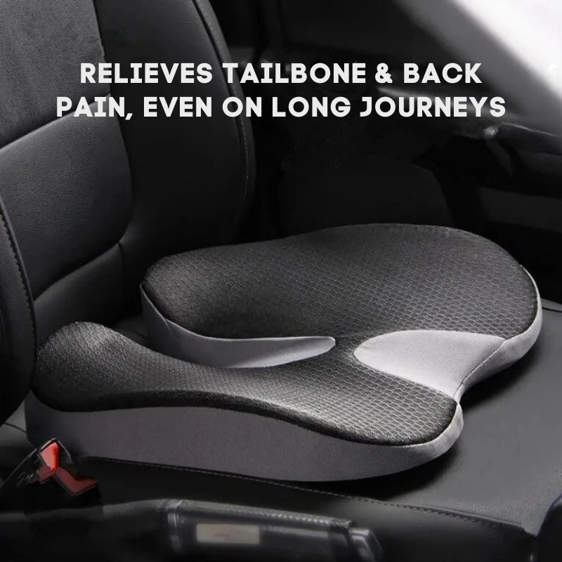 Cuscino Ortopedico per Auto – Sollievo per Coccige e Prostata | ErgoSeat™