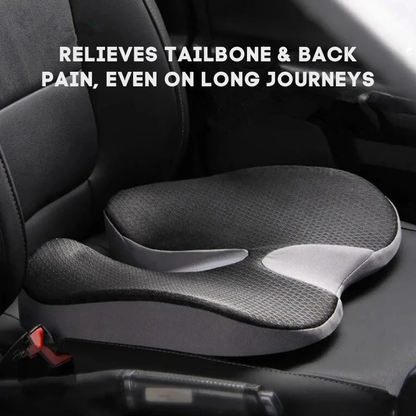 Cuscino Ortopedico per Auto – Sollievo per Coccige e Prostata | ErgoSeat™