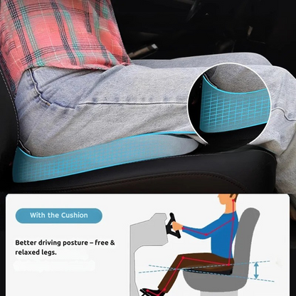 Cuscino Ortopedico per Auto – Sollievo per Coccige e Prostata | ErgoSeat™